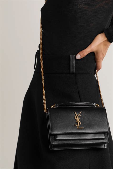 ysl sunset crossbody bag poudre colour|saint laurent YSL crossbody bag.